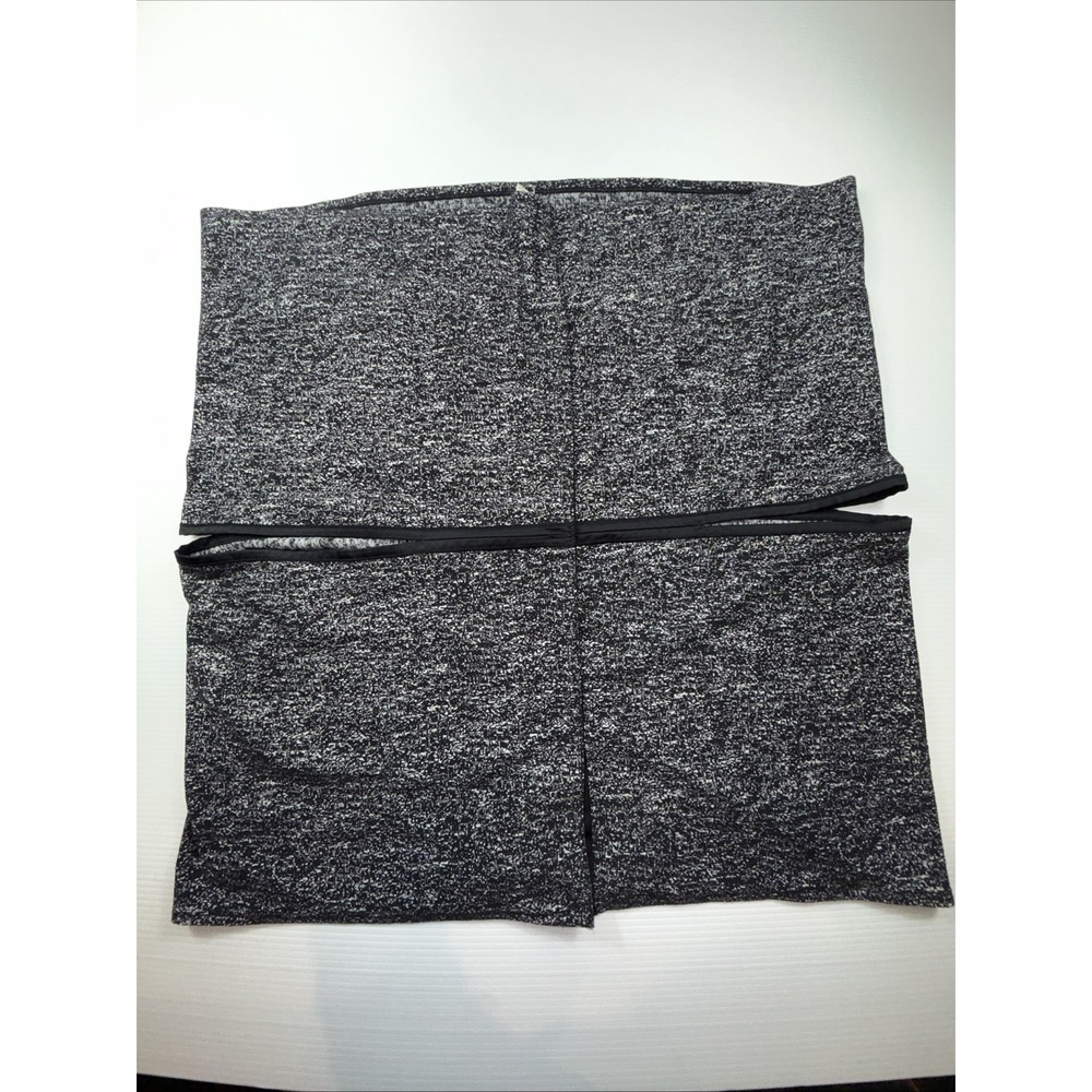 Lululemon Snap Scarf Wrap Black Marled OS Poncho Athleisure Cozy